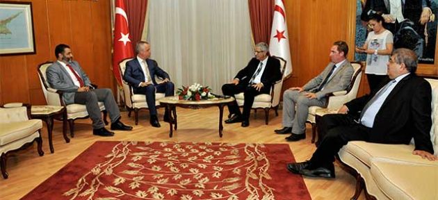 Başbakan Kalyoncu Telsim Heyeti ile görüştü
