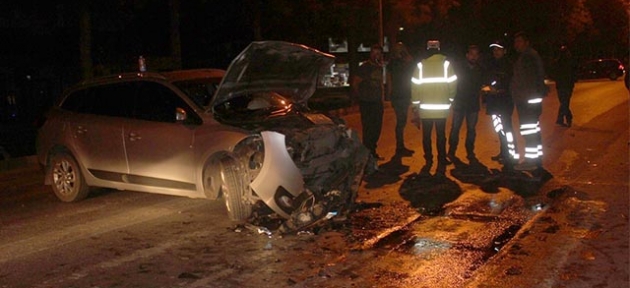 Cadde savaş  alanına döndü