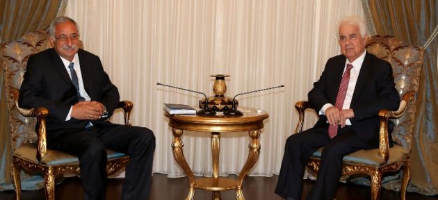 Cumhurbaşkanı Eroğlu Girne Belediye Başkanı Güngördü’yü kabul etti