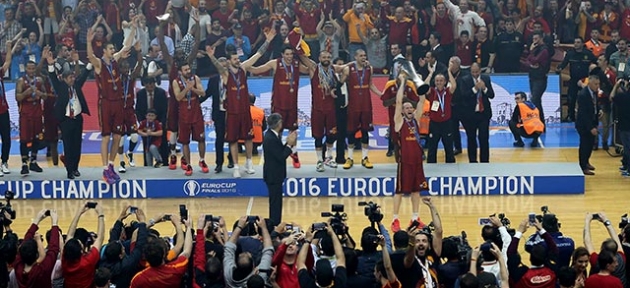  Eurocup şampiyonu Galatasaray