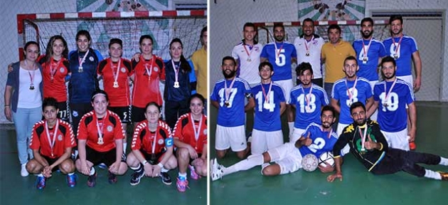 Futsalın şampiyonları DAÜ ve LAÜ
