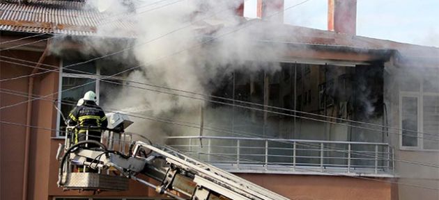 Giresun'da korkutan yangın