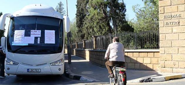 Güneyde otobüs şoförleri eylemde