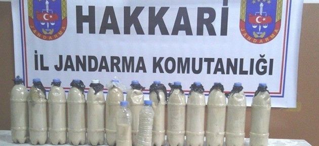 Hakkari'de 10 kilo eroin