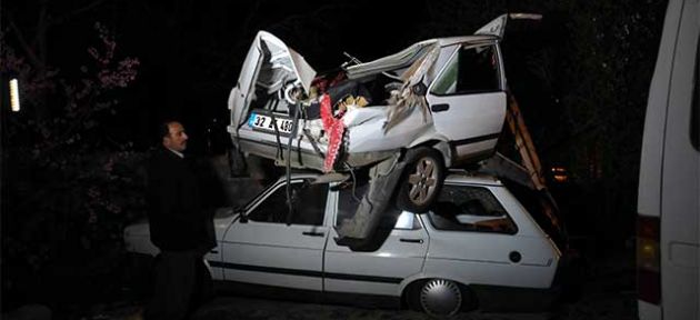 Isparta’da ilginç kaza