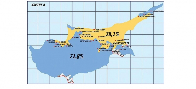 İşte Rumların sunduğu harita