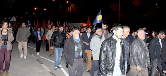 Kanatlı için yürüdüler