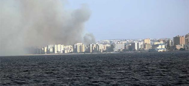 Kapalı Maraş’ta çıkan yangının sebebi araştırılıyor