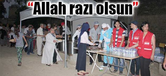 KKTC’de 14 ayrı noktada iftar çadırı kuruldu