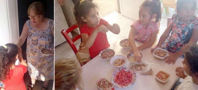 Komşulara dağıtıldı