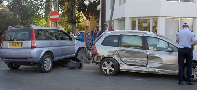 Lapta’da korkuta kaza