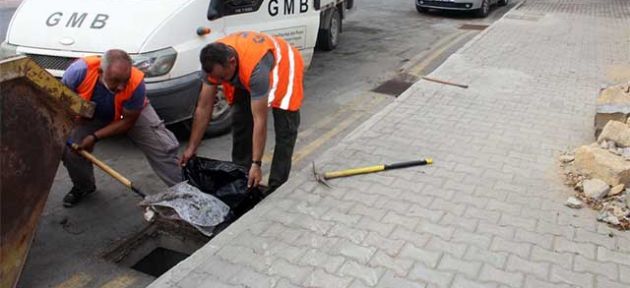 Mağusa’da  drenaj hatları onarılıyor