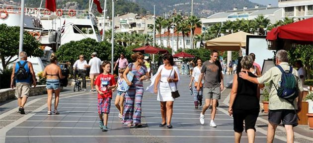 Marmaris’e turist yağdı