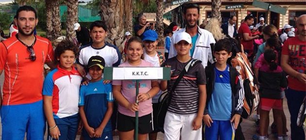 Minik teniscilermiz KKTC’yi temsil etti