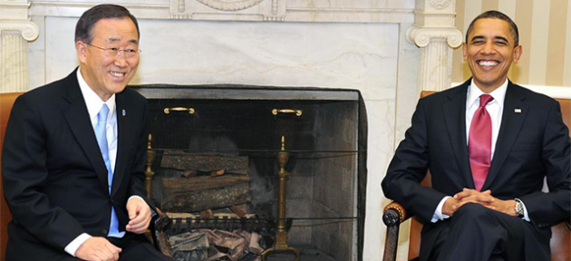 Obama, BM Genel Sekreteri Ban ile görüştü