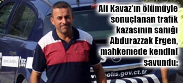 ‘Önüme atıldı’