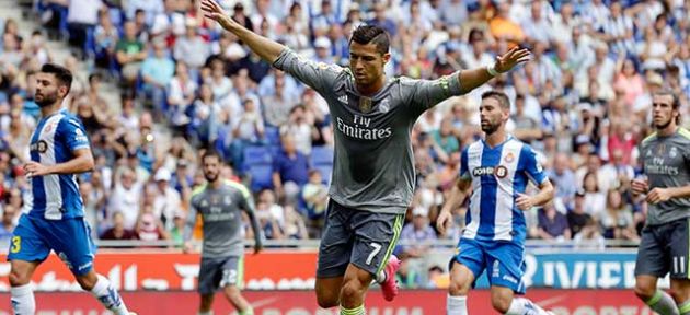 Ronaldo, Espanyol'a patladı