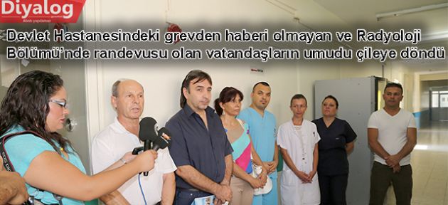 Saatlerce beklediler