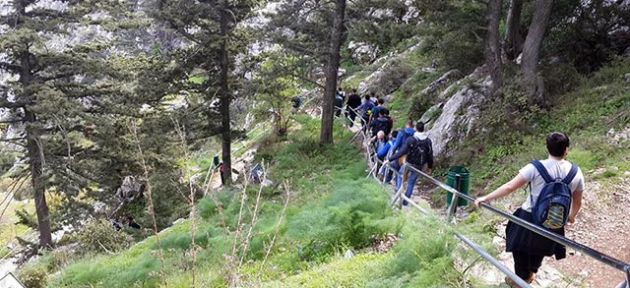 St. Hilarion’a tırmandılar