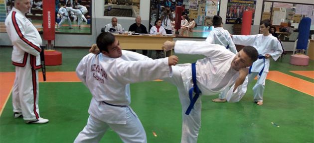 Taekwondo’da kuşak sınavı yapıldı