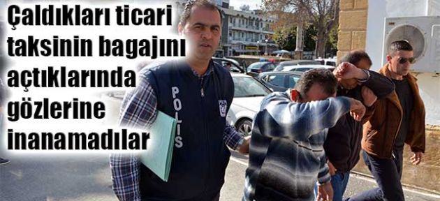 Taksi plakalı aracı hurdacıya satmak için çaldılar