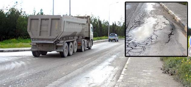 Taşkent Köyü yoluna dikkat!