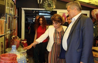 Serpil Çağansoy’un Tuğra Artwokshop sergisinin açılışı yapıldı