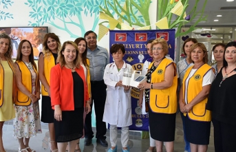 Güzelyurt Yeşilada Lions Kulübü, Çocuk Onkoloji Servisi’ne infuzyon pompası bağışladı