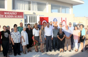 Boğaziçi köyü kadınlarının bir yıl boyunca yaptıkları el emeği göz nuru eserler görücüye çıktı