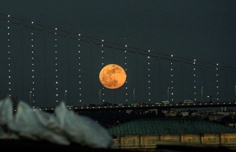 Dünyanın heyecanla beklediği 21. yüzyılın en uzun "Kanlı Ay" tutulması yaşandı
