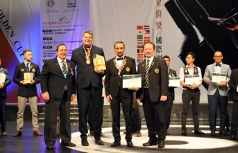 Kıbrıs Barmenler Birliği Başkanı Özgür Ayata, Golden Cup Uluslararası Kokteyl Yarışmasında üçüncü oldu