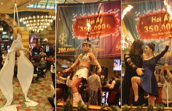 Merit Lefkoşa Hotel&Casino yılbaşı gecesi konukları için yine mükemmel bir görsel show hazırladı