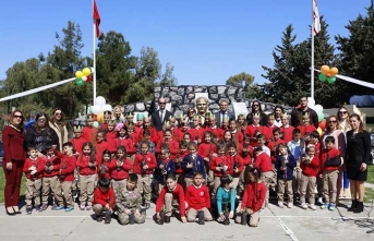 Cumhurbaşkanının eşi Meral Akıncı “Okuma ve Ağaç Bayramı” etkinliğine katıldı