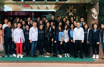 Atatürk Meslek Lisesi öğrencileri Merit Crystal Cove Hotel’i ziyaret etti