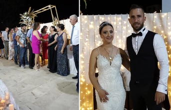 Mehmetçik Belediye Gazinosu, Selin ile Halil’in muhteşem düğününe ev sahipliği yaptı