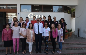 Girne Belediyesi çalışanları, “200 meme kanseri adına 200 km yürüyüş” etkinliğine katıldı