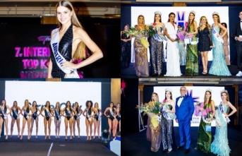 ‘International Top Model Of North Cyprus’ yarışmasında birinciliği Avusturyalı Bardina aldı