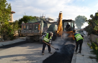 Çukurlar yamalandı