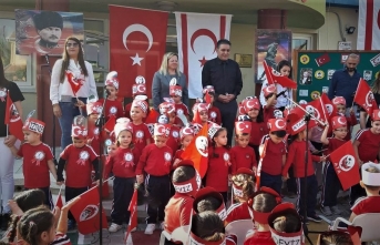 Lefkoşa Vakıf Anaokulu’nda Atatürk, ölümünün 81’inci yılında düzenlenen törenle anıldı