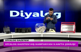 Diyalog Gazetesinin düzenlediği Kış Kampanyasının 5’ici hafta çekilişi yapıldı