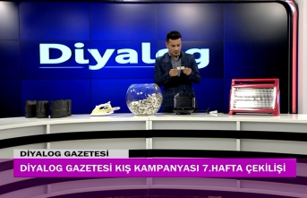 Diyalog Gazetesinin düzenlediği Kış Kampanyasının 7’nci hafta çekilişi yapıldı