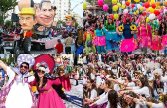 30 bin kişinin katıldığı Limasol karnavalı sona erdi