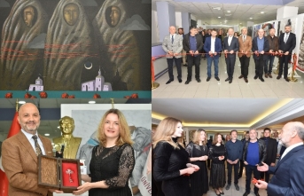 Kıbrıs Modern Sanat Müzesinde Ukraynalı sanatçıların sergisi açıldı