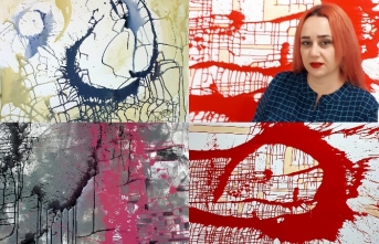 Sanatçı Anastasia Racovcena Coronavirüs ile mücadelede farkındalık yarattı