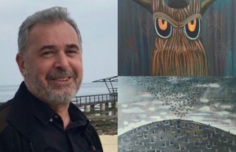 Allahverdiyev, Coronavirüs salgını ile mücadeleyi üç ayrı eserle fırça ucuna taşıdı