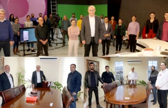 Reşat Akar’a TV stüdyosunda sürpriz doğum günü partisi