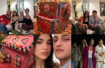 Dua Lipa, Gigi ve Bella Hadid, Noel'i evlerinde kutladı
