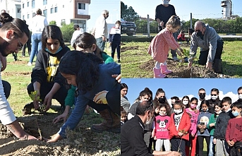 Göçmenköy Taşkınköy Kültür Derneği fidan dikme etkinliği yaptı