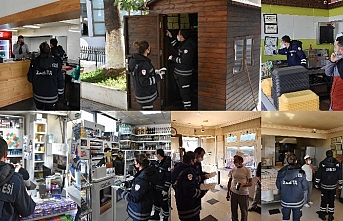 Girne Belediyesi ekipleri, gıda satışlarının devam ettiği market, kasap, restoran ve fırın denetimlerine devam ediyor 