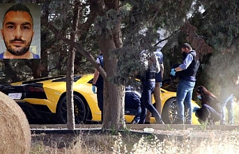 Lamborghini kurşunlandı